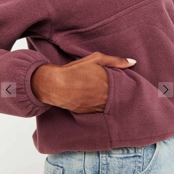 Ardene Mock Fleece Sweatshirt | Size Large - Picture 2 of 5